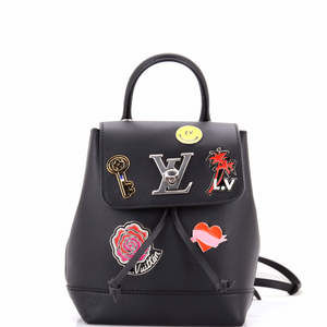 Louis Vuitton Mini Lockme Backpack Limited Edition Pin Embellished Leather